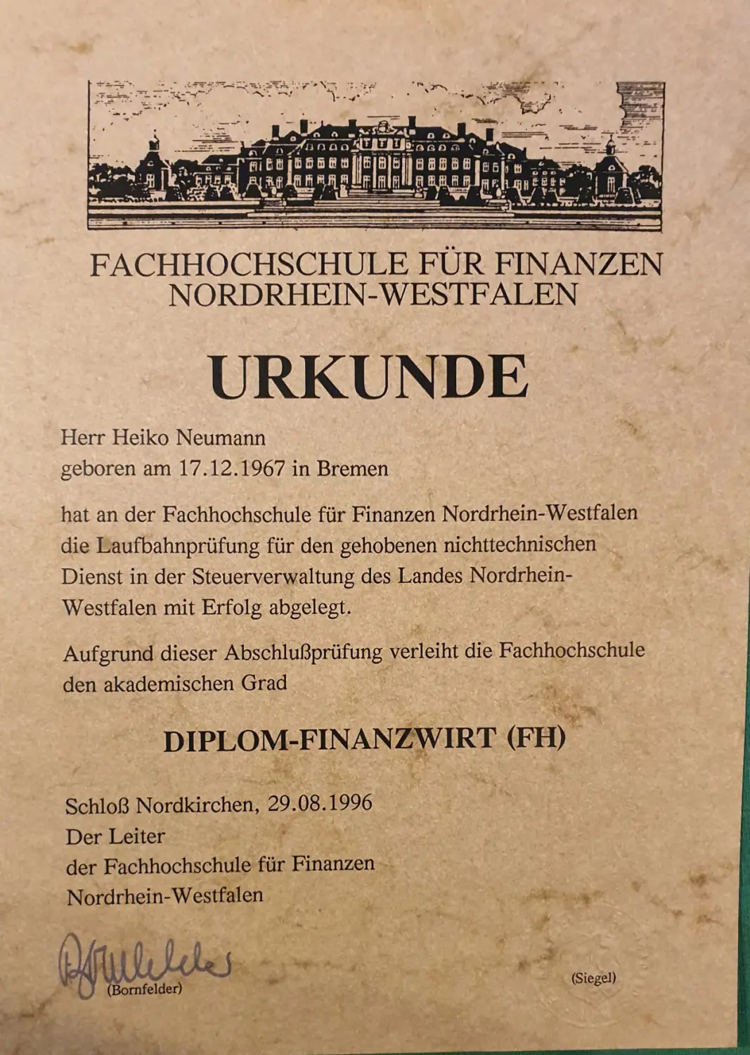 Heiko Neumann-Zertifikate